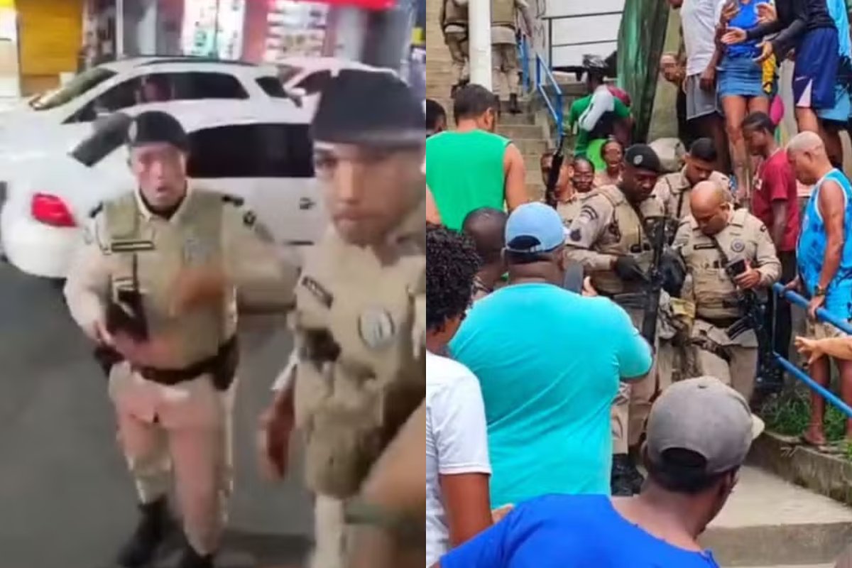 Vídeo: policial militar agride homem com tapa no rosto durante manifestação em Salvador; secretário de Direitos Humanos repudia e pede justiça 
