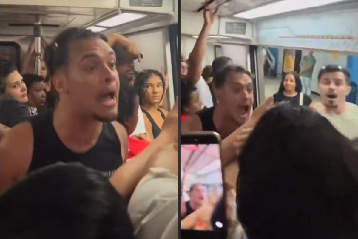 Vídeo: Homens são expulsos de vagão exclusivo para mulheres no Rio e reagem com ofensas