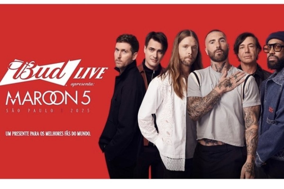 Budweiser lança sua nova plataforma de shows internacionais com show do Maroon 5! 