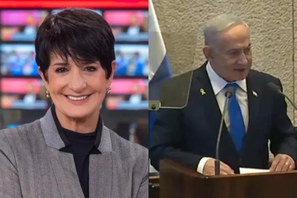 [Vídeo: Durante transmissão ao vivo, áudio de Mônica Waldvogel vaza com crítica a Netanyahu]
