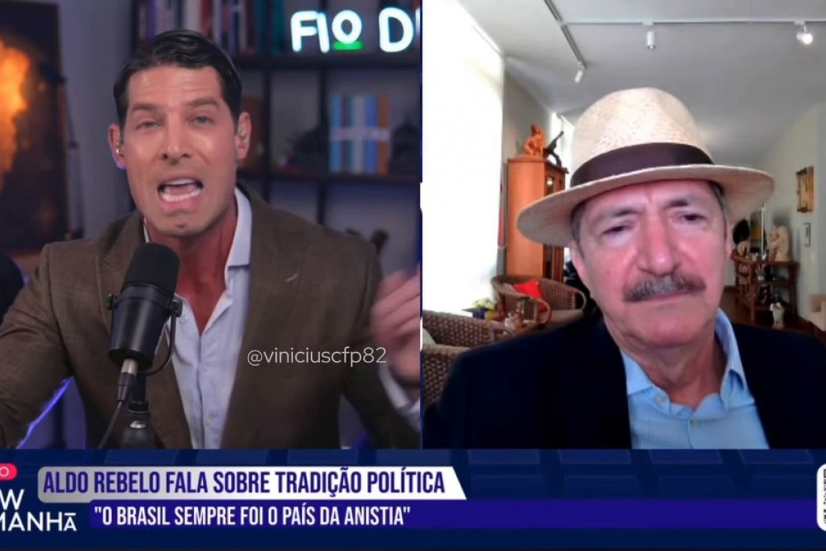 Vídeo: Aldo Rebelo discute ao vivo com Marco Antônio Costa sobre críticas a Rodrigo Pacheco