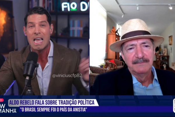 [Vídeo: Aldo Rebelo discute ao vivo com Marco Antônio Costa sobre críticas a Rodrigo Pacheco]