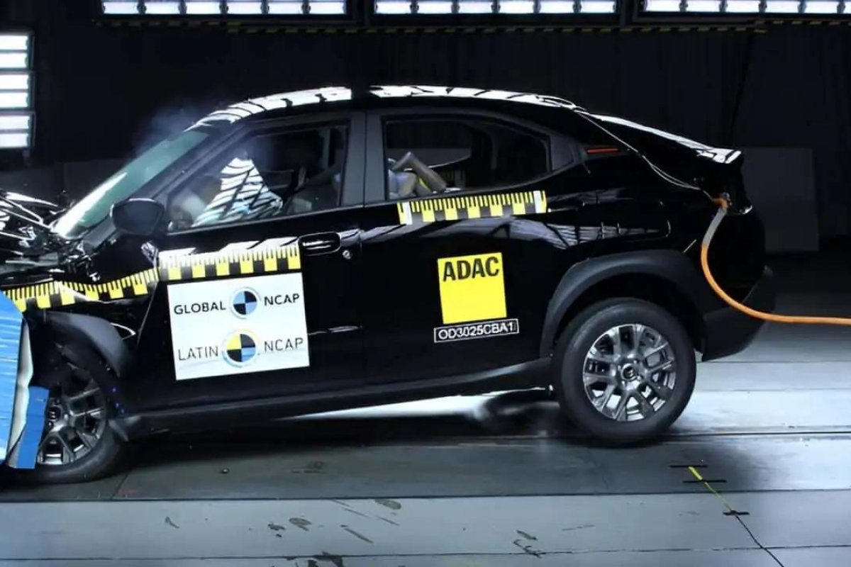 Citroën Basalt zera em teste de colisão do LATIN NCAP