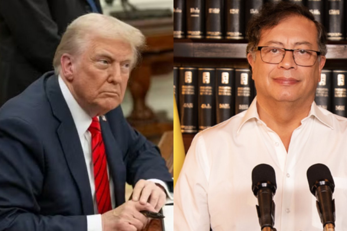 Trump chama Petro de 'líder de drogas ilegais' e sugere ações contra cartéis na Colômbia