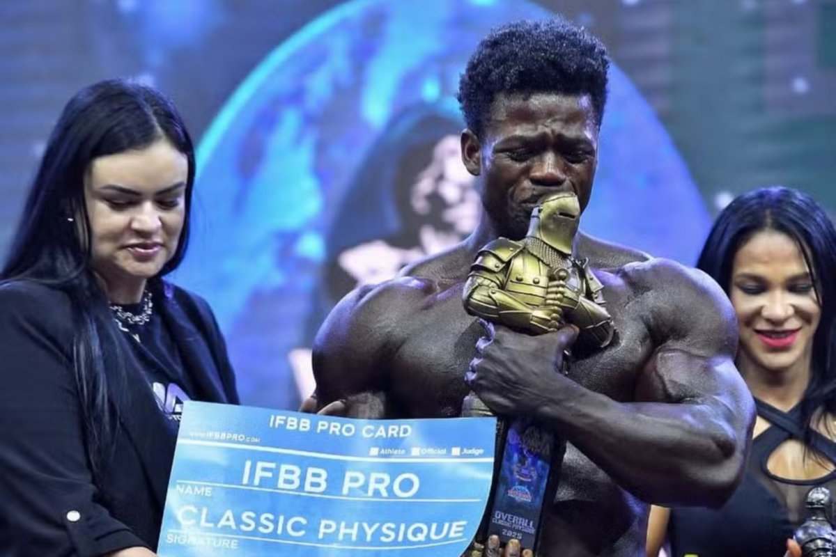 Rodrigo Pantera: atleta baiano vence Olympia Brasil e poderá disputar torneios internacionais de fisiculturismo