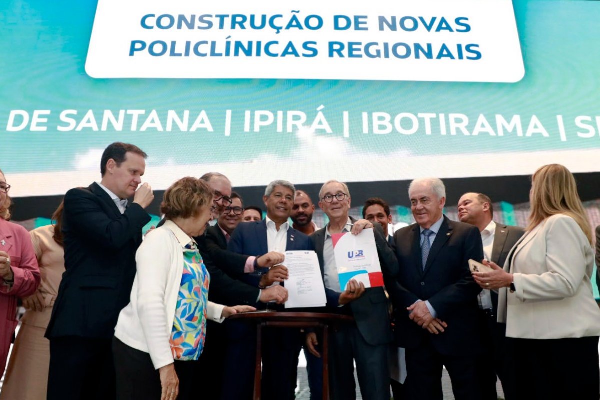 Governos estadual e federal anunciam a construção de 129 unidades de saúde na Bahia