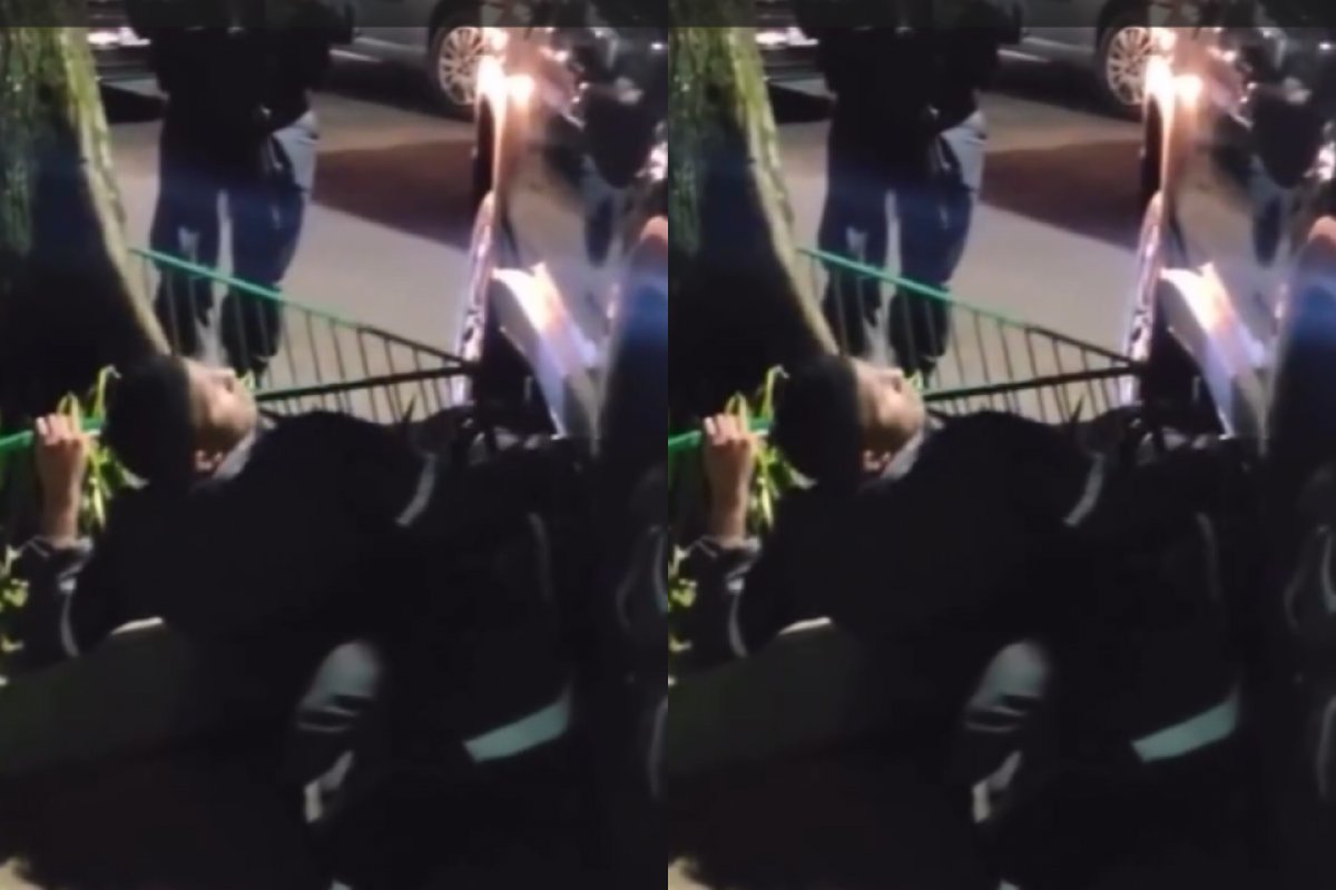 Vídeo: mulher atropela e 'prensa' bandidos após tentativa de assalto