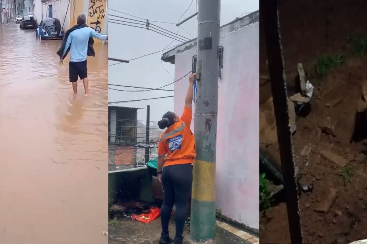 Salvador acumula estragos por causa da chuva; confira atualizações e previsão do tempo