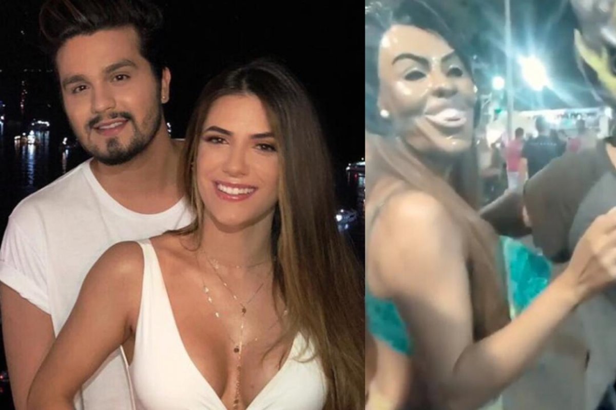 Luan Santana se disfarça e curte Carnaval no meio do povo em Salvador