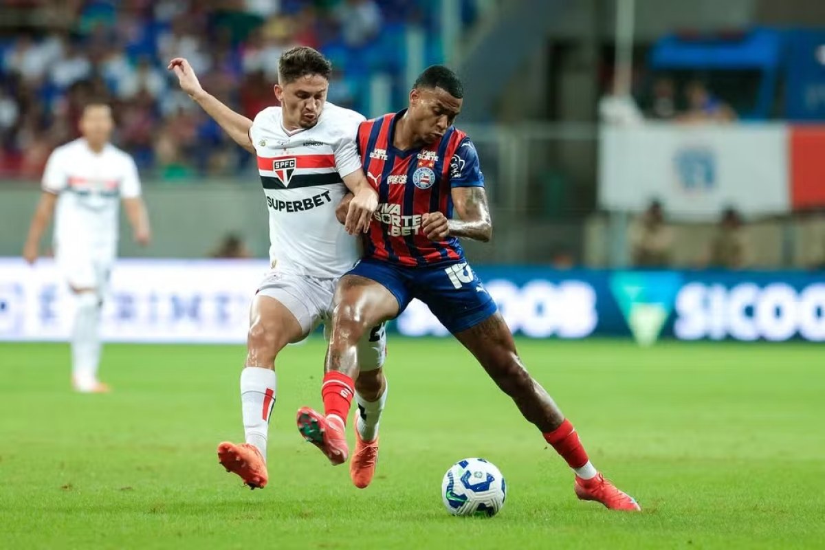 Visando melhorar retrospecto como visitante, Bahia vista o São Paulo no Morumbi