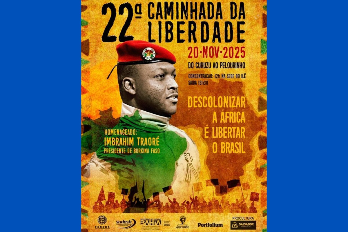 Líder de levante militar na África Ocidental é homenageado na 22ª Caminhada da Liberdade da FENEBA