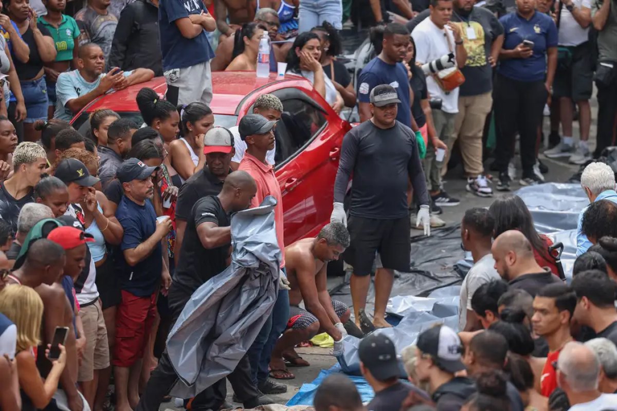 Polícia diz ter identificado 109 mortos em operação policial no Rio de Janeiro