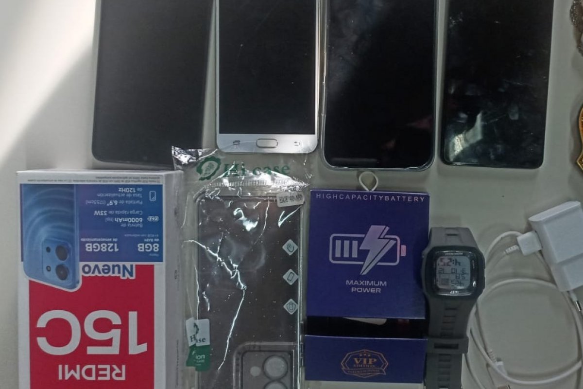 Homem é preso em flagrante por furtar loja de celulares em Itambé