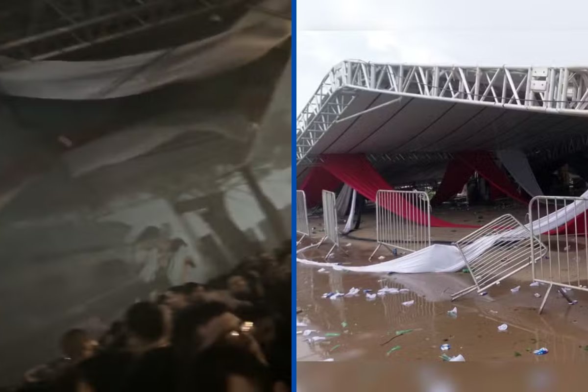 Vídeo: homem morre e outras 57 pessoas ficam feridas após estrutura metálica desabar em festa universitária em São Paulo