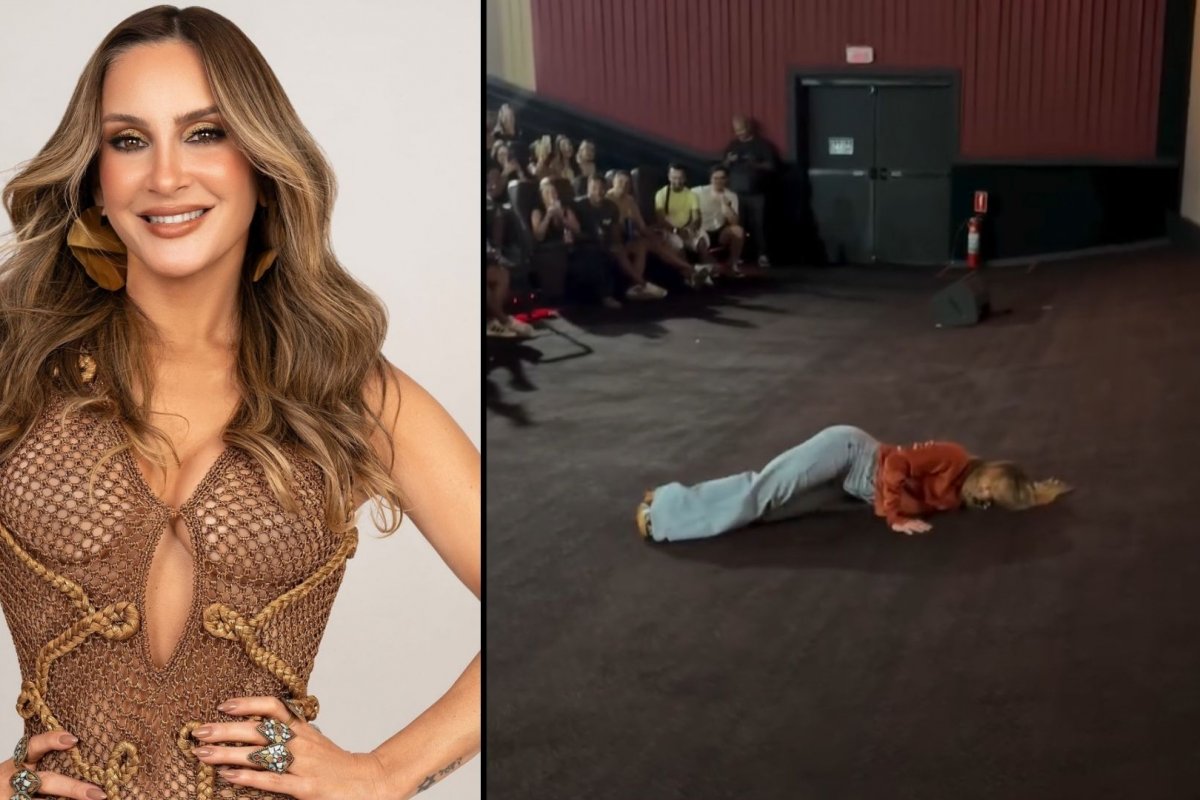 Vídeo: Claudia Leitte ‘mergulha’ no chão ao apresentar aposta para o Carnaval e cena repercute nas redes sociais 