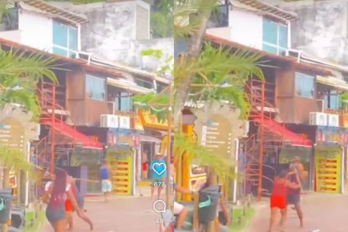 Vídeo: mulheres brigam em praia em Morro de São Paulo