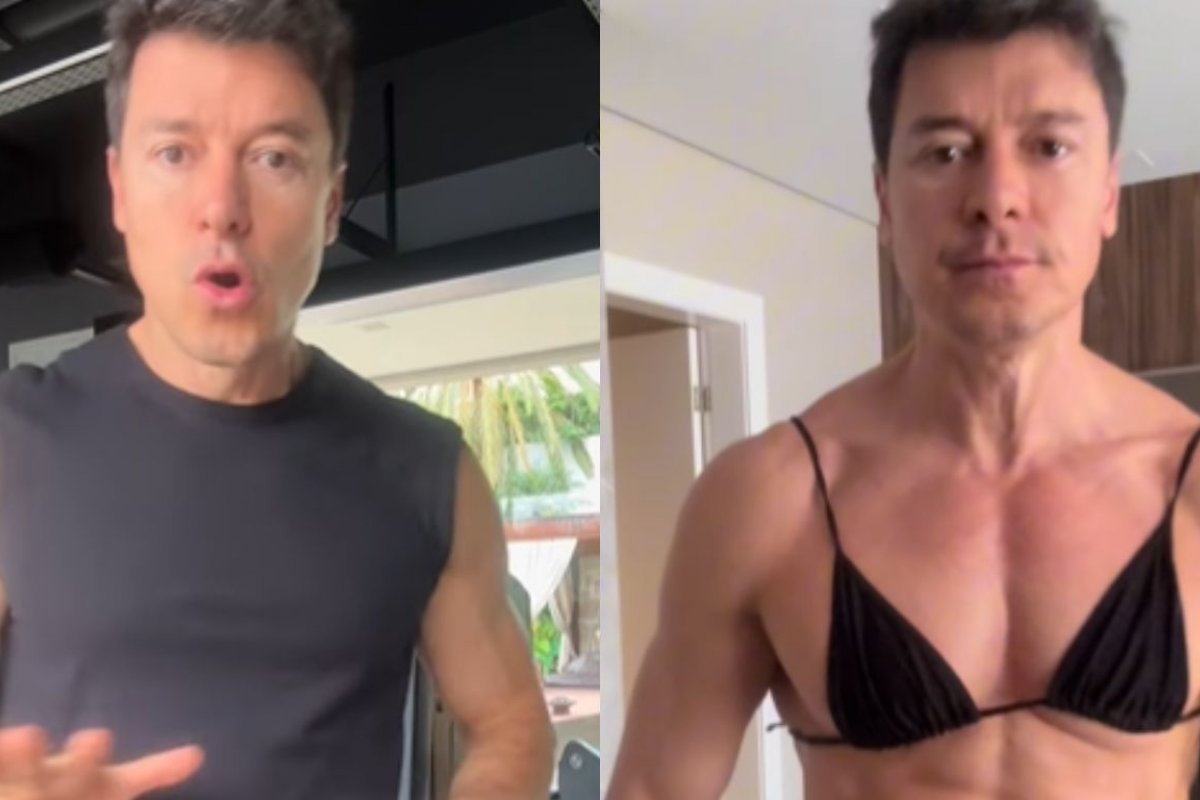 Rodrigo Faro surge de biquíni após o treino! 