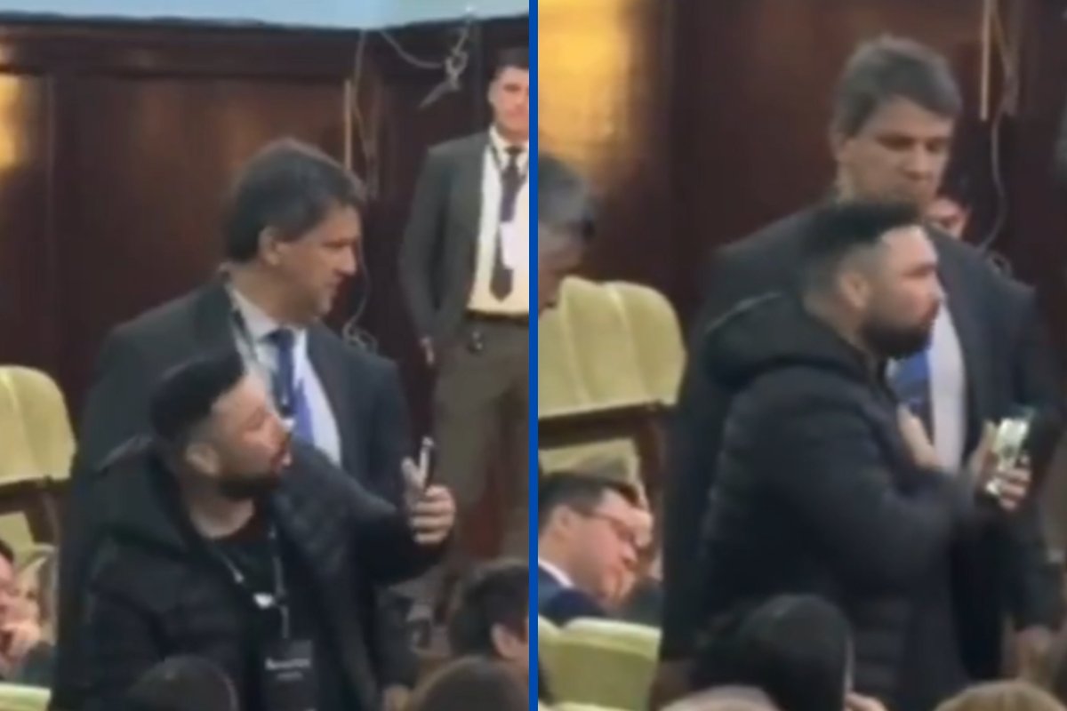 Réu pelos atos de 8 de janeiro interrompe palestra de Gilmar Mendes na Argentina e faz críticas ao judiciário brasileiro