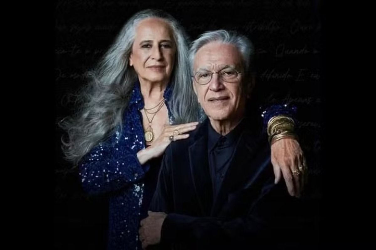 Caetano e Bethânia são indicados ao Grammy 2026 na categoria Melhor Álbum de Música Global