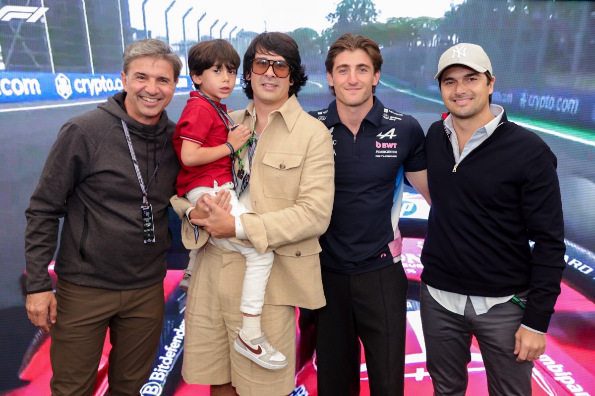 Diego Fernandes recebe pilotos da F1 no Cockpit durante o GP São Paulo!