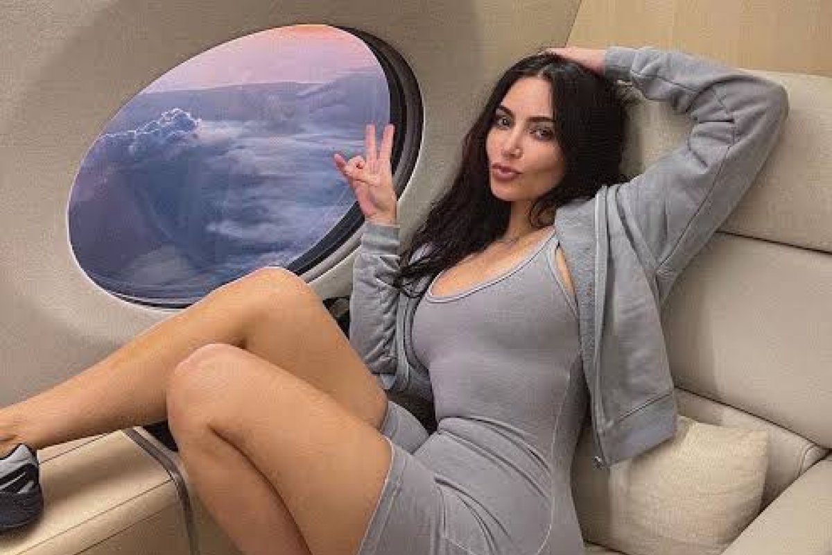 Kim Kardashian já está em solo brasileiro!  