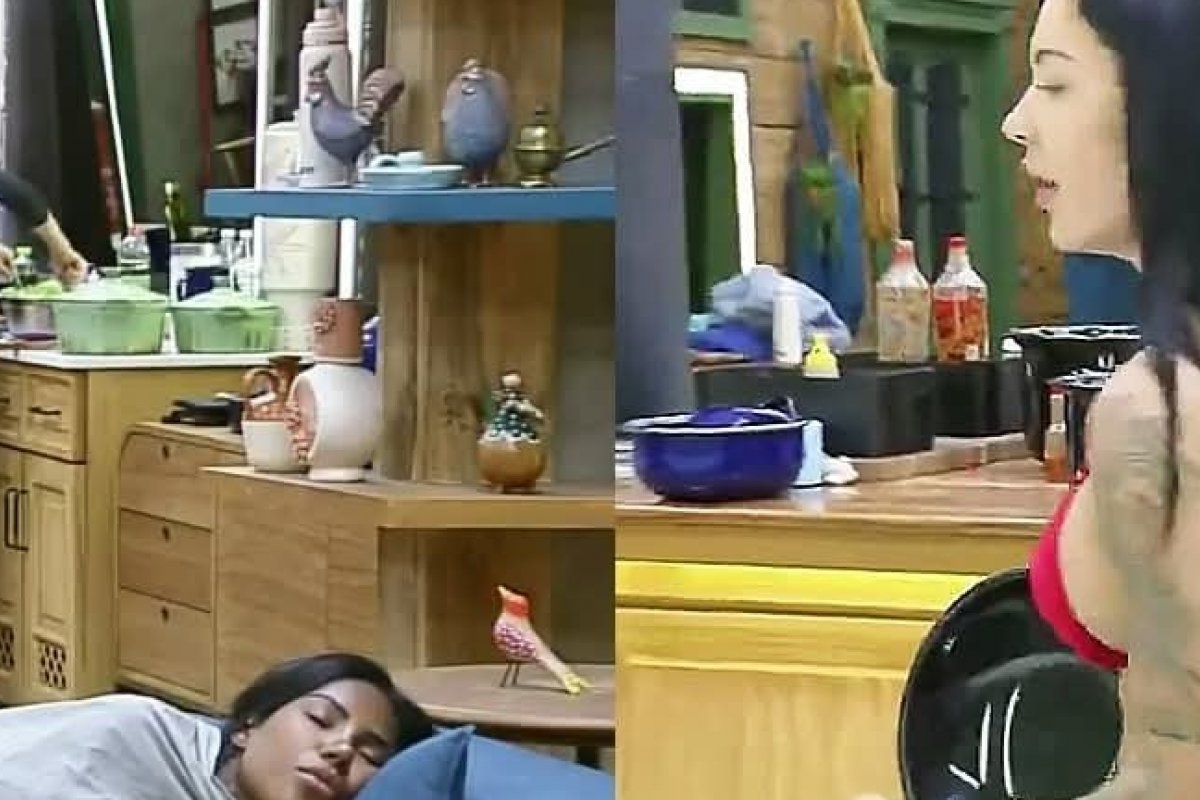 A Fazenda 17: Ray bate panela para provocar Carol!