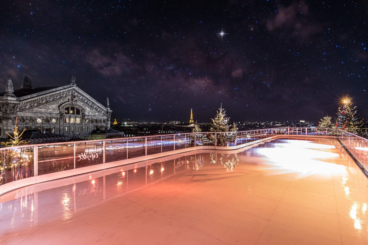 Galeries Lafayette Paris Haussmann terá pista de patinação no gelo! 
