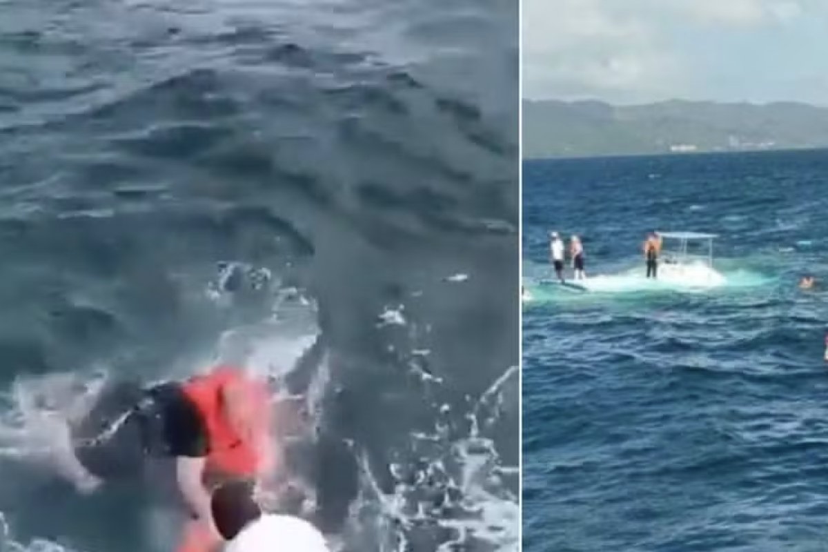 Catamarã com turistas de cruzeiro naufraga no Caribe e deixa 55 pessoas à deriva