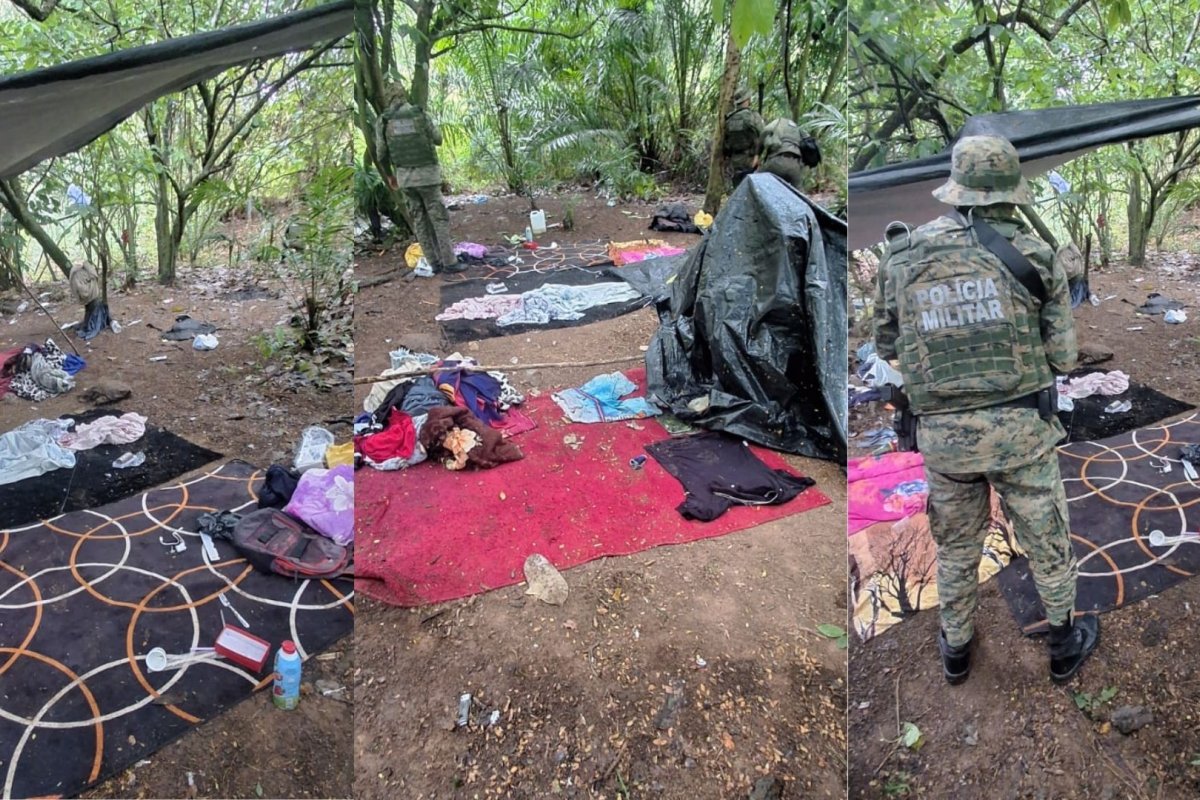 Acampamento de integrantes de facção de São Félix é desmontado por policiais
