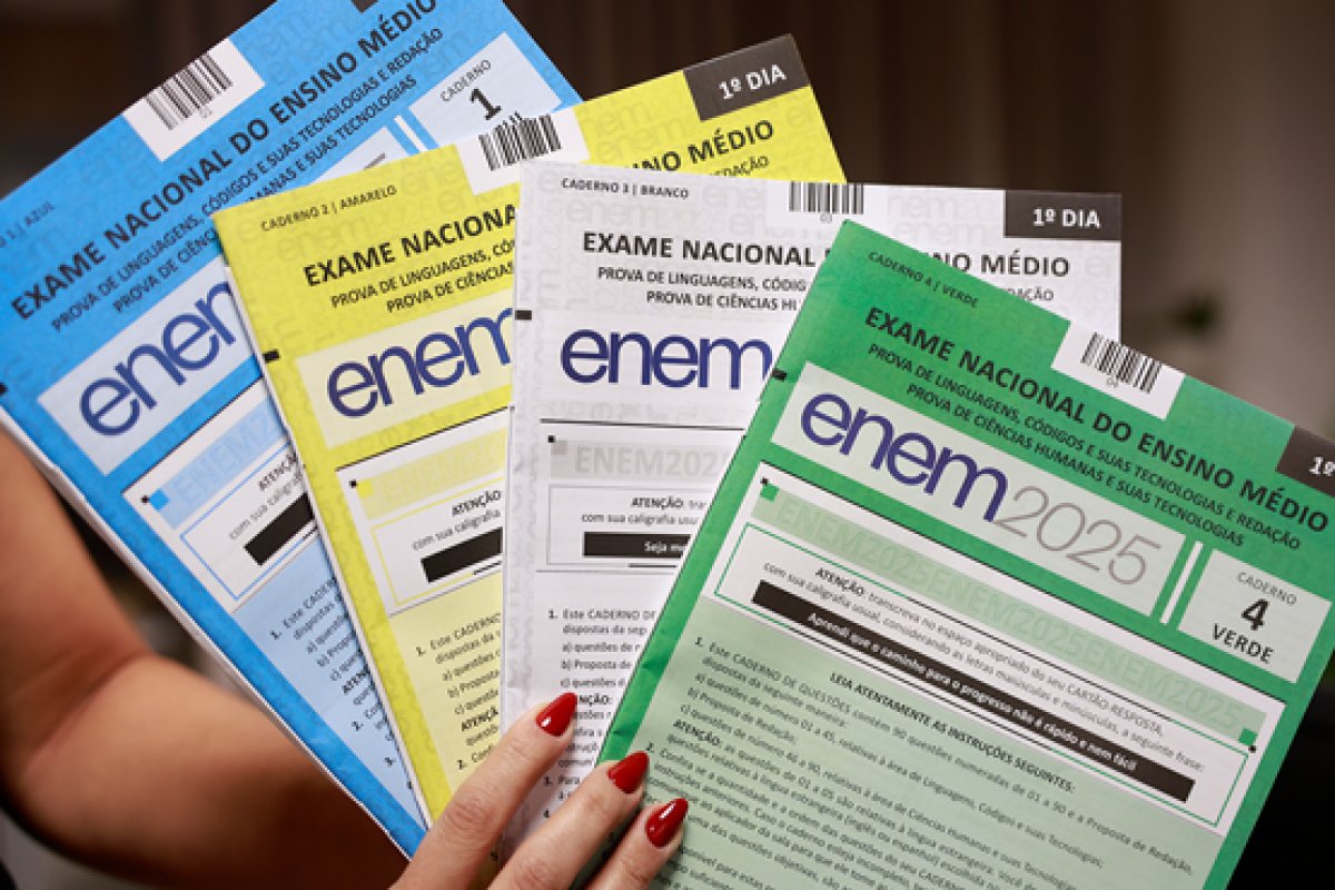 Inep divulga gabarito oficial do primeiro dia de provas do Enem 2025