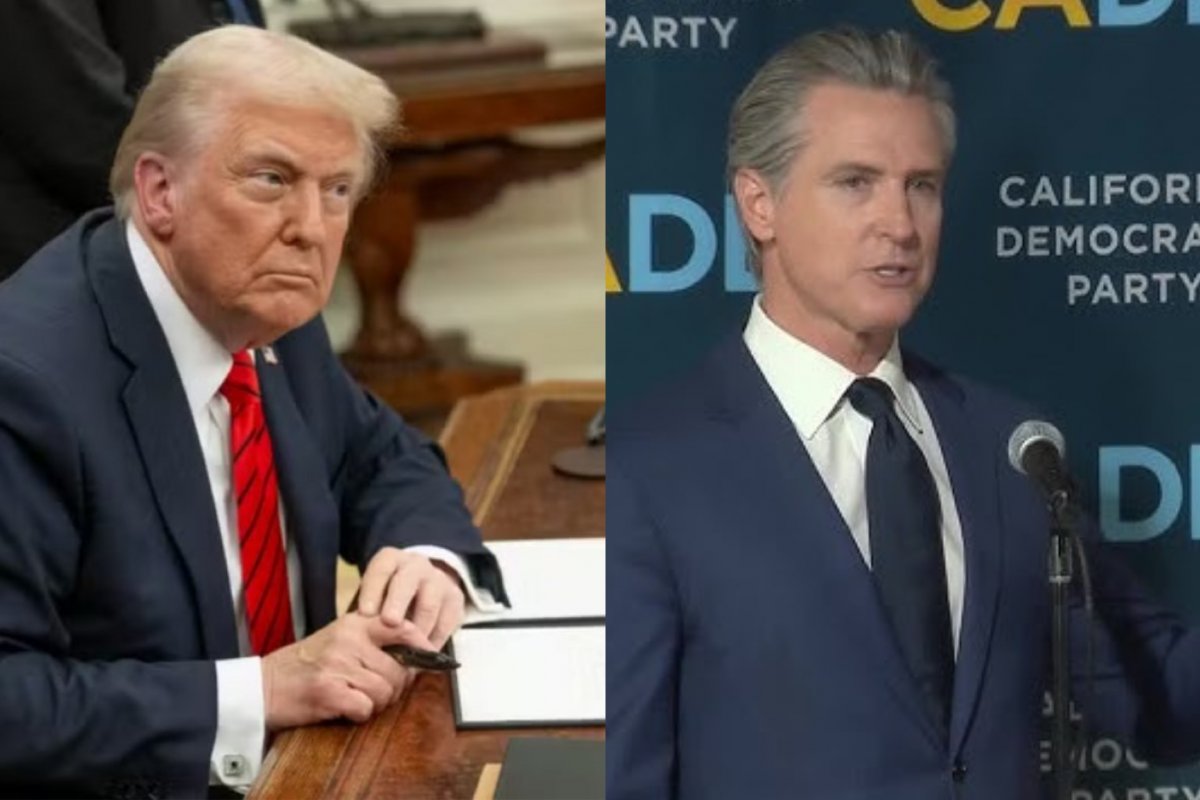 Trump entra na Justiça para bloquear novo mapa eleitoral da Califórnia, que é comandada por rival