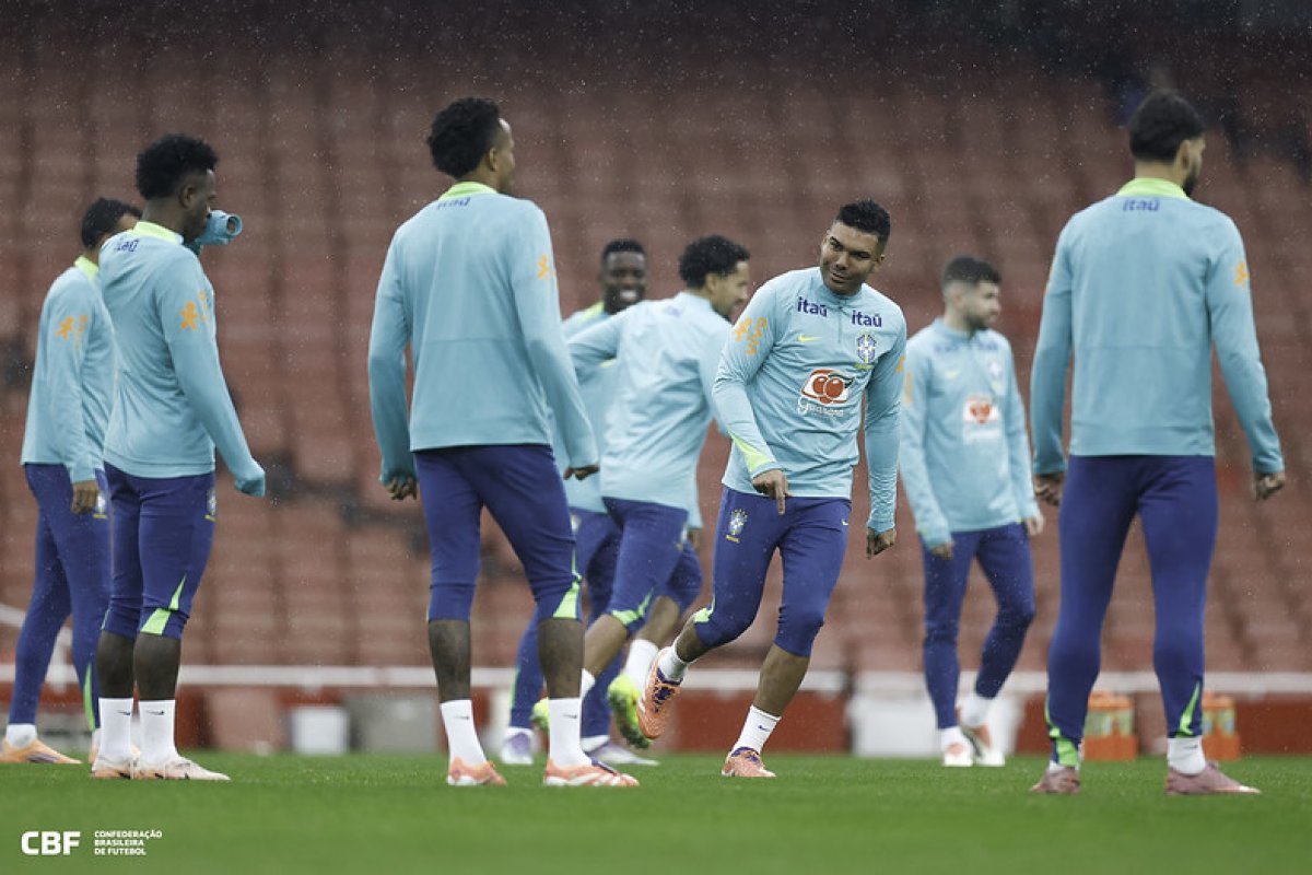 Seleção Brasileira encerra preparação para confronto contra Senegal; confira provável escalação