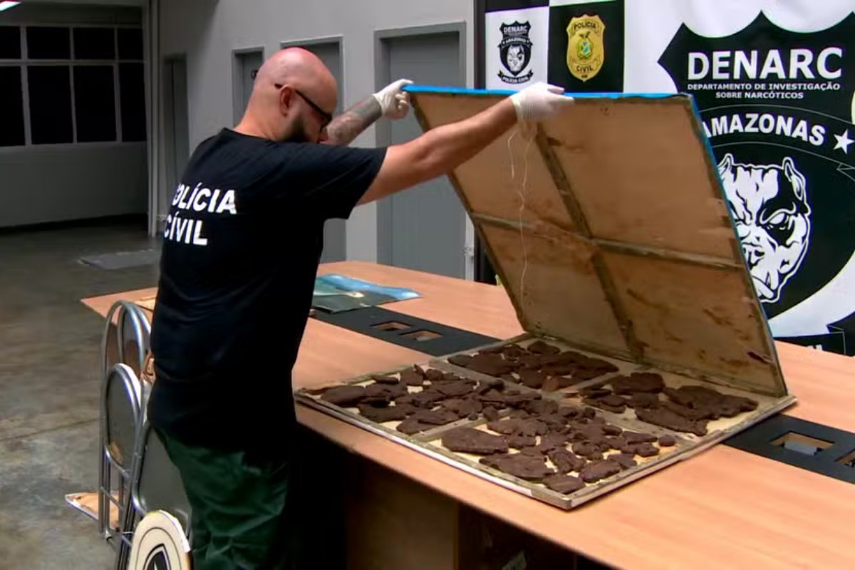 Polícia apreende em Manaus 40 kg de “cocaína negra”