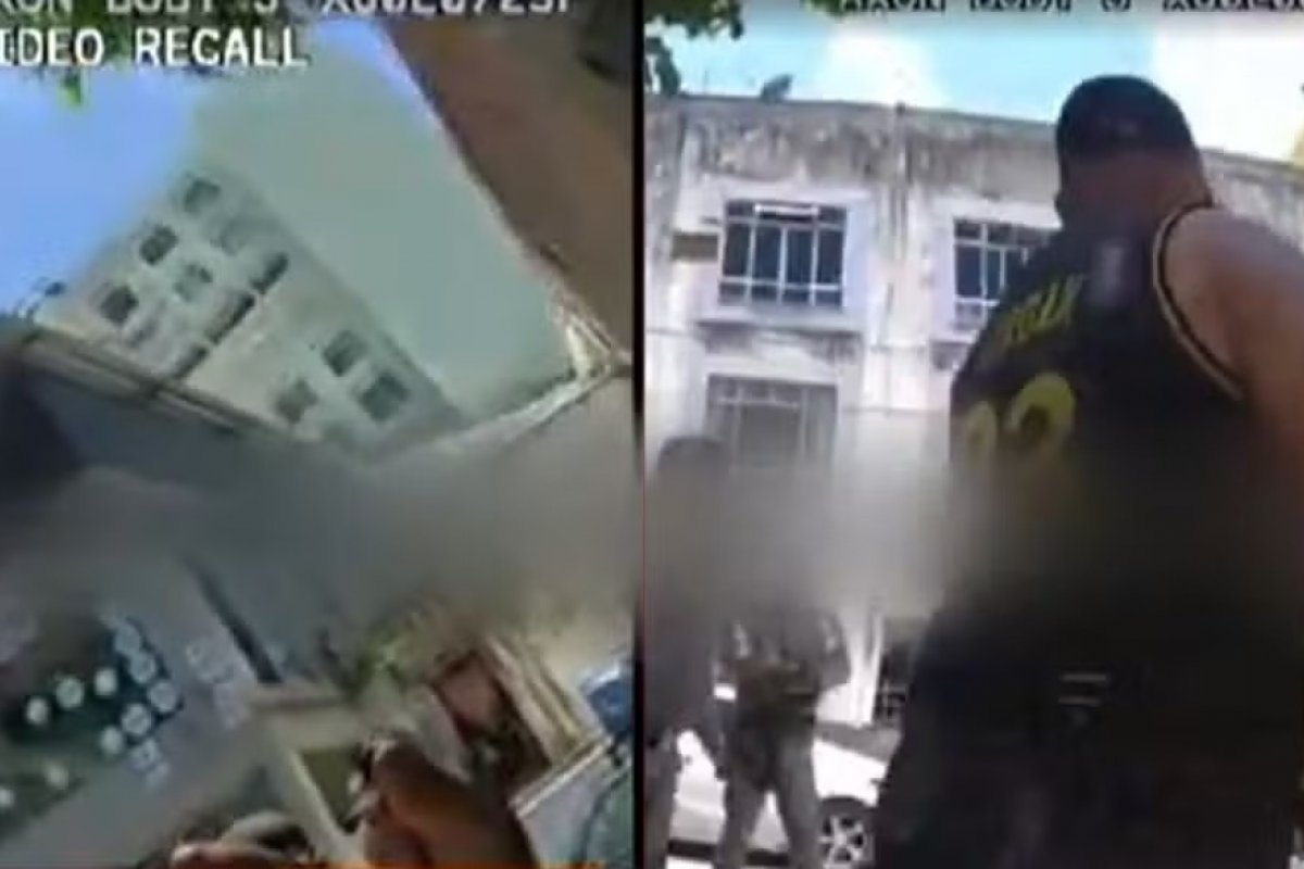VÍDEO: Imagens de câmeras corporais mostram PMs condenados por roubo ameaçando torcedores em Salvador