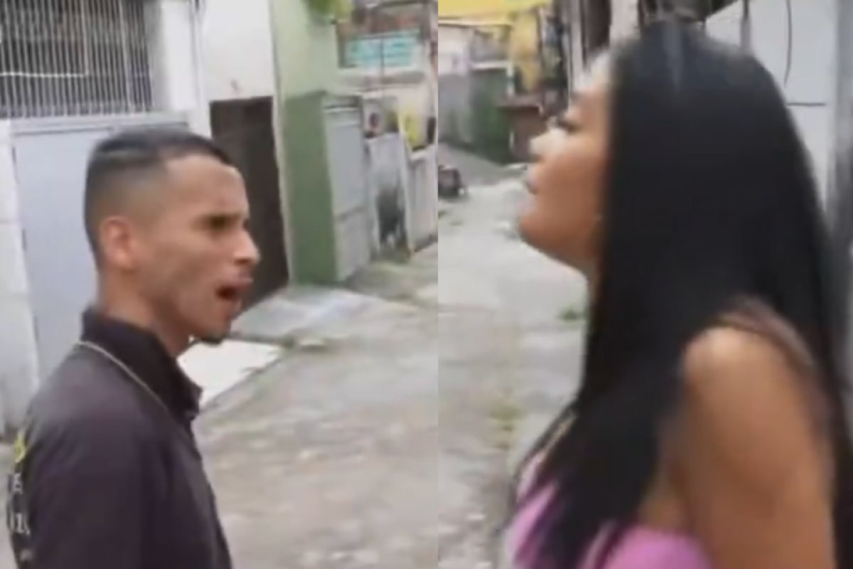 Vídeo: homem ameaça mulher grávida com faca ao vivo durante programa
