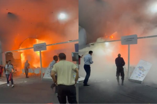 [Vídeo: Incêndio atinge pavilhões da COP30 em Belém]