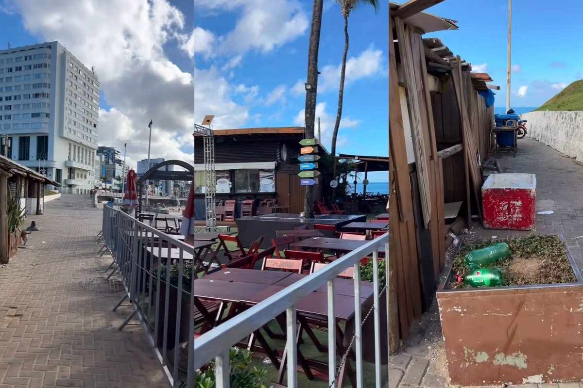 Vídeo: moradora chama Farol da Barra de "abrigo de ambulante" e critica gestão de Bruno Reis 