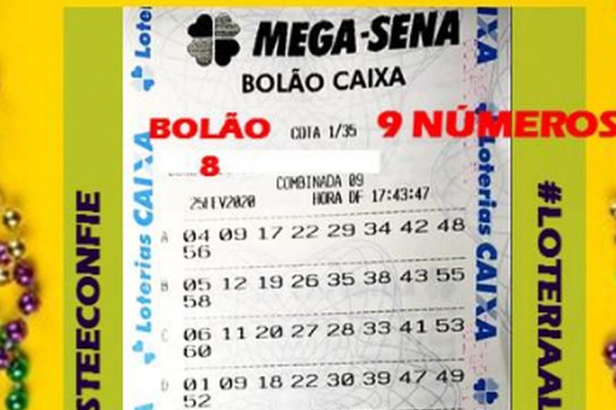 Metade do prêmio da Mega-Sena vai ser dividido entre 35 apostadores de Fortaleza