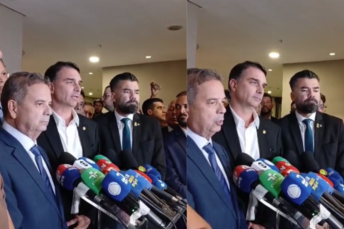 Vídeo: Flávio Bolsonaro diz que decisão de Moraes de tirar o pai de prisão domiciliar foi baseada em intolerância religiosa