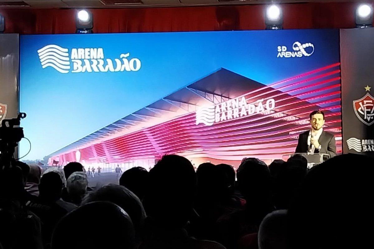 Vídeo: Com aumento da capacidade para mais de 40 mil lugares, Vitória apresenta projeto da Arena Barradão