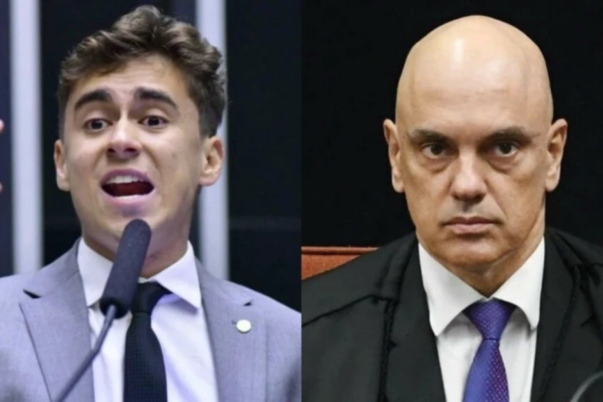 "Não é justiça, é teatro pra intimidar", diz Nikolas após Moraes ordenar explicação do uso de celular em visita a Bolsonaro