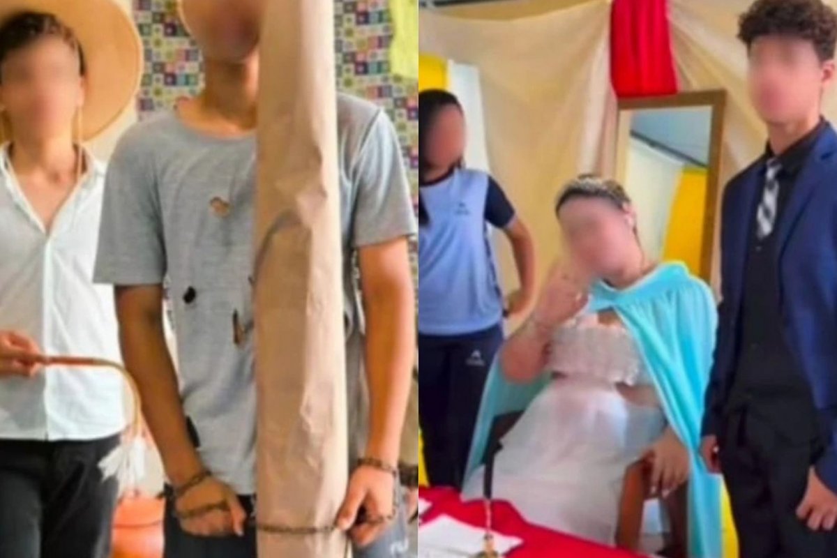 Colégio Adventista de Alagoinhas amarra aluno negro em tronco durante apresentação e cena repercute na internet