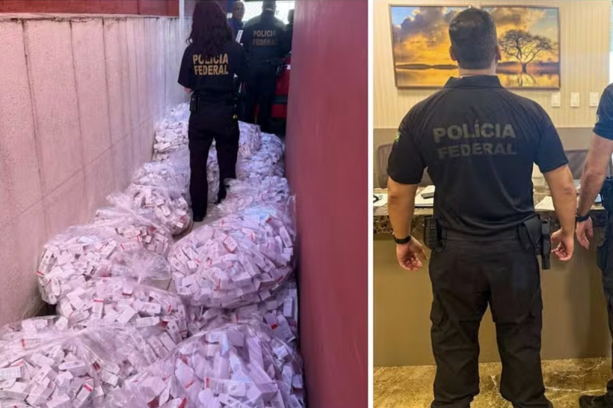 Operação da PF cumpre mandados contra quadrilha que fabricava remédio para emagrecimento ilegalmente 