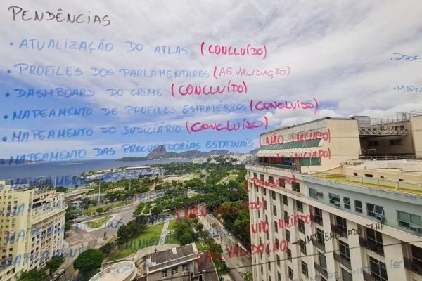 [Polícia e Receita Federal investigam anotações em janelas de escritório no Rio de Janeiro]
