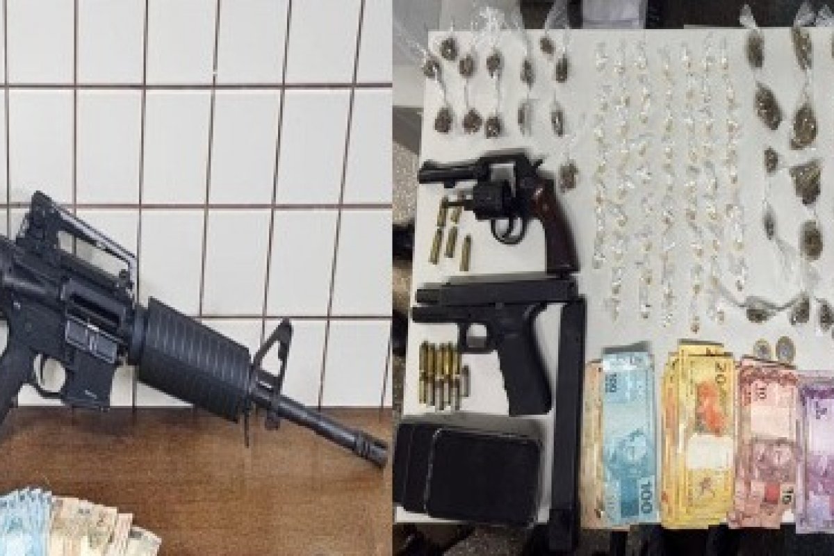 Dois suspeitos morrem após confronto com a PM em Camaçari; armas e drogas são apreendidas  