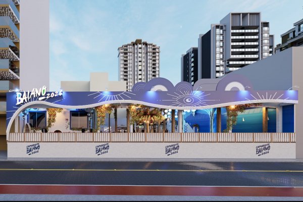 [Camarote Baiano aposta em cenografia inspirada em Mykonos, line-up poderoso e experiência all inclusive em edição 2026! ]