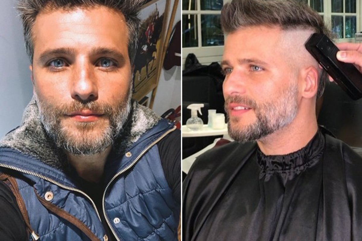 Bruno Gagliasso compartilha novo visual na web