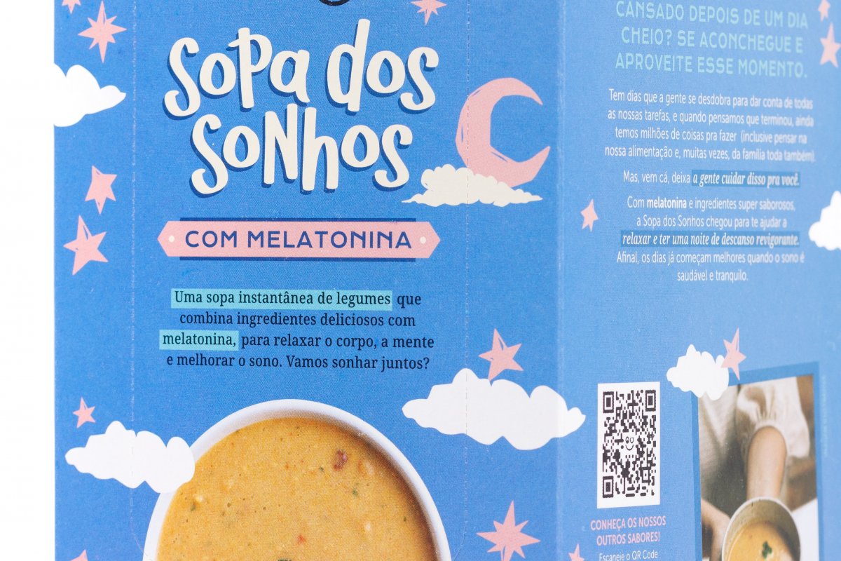 Chega ao mercado sopa com melatonina!