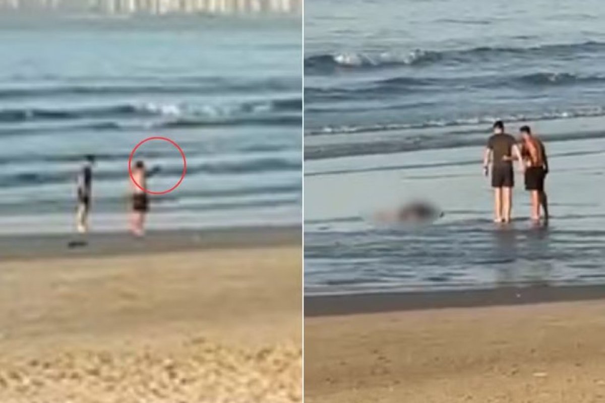 Vídeo: Militar do Exército persegue e atira contra suspeito de assalto no Guarujá