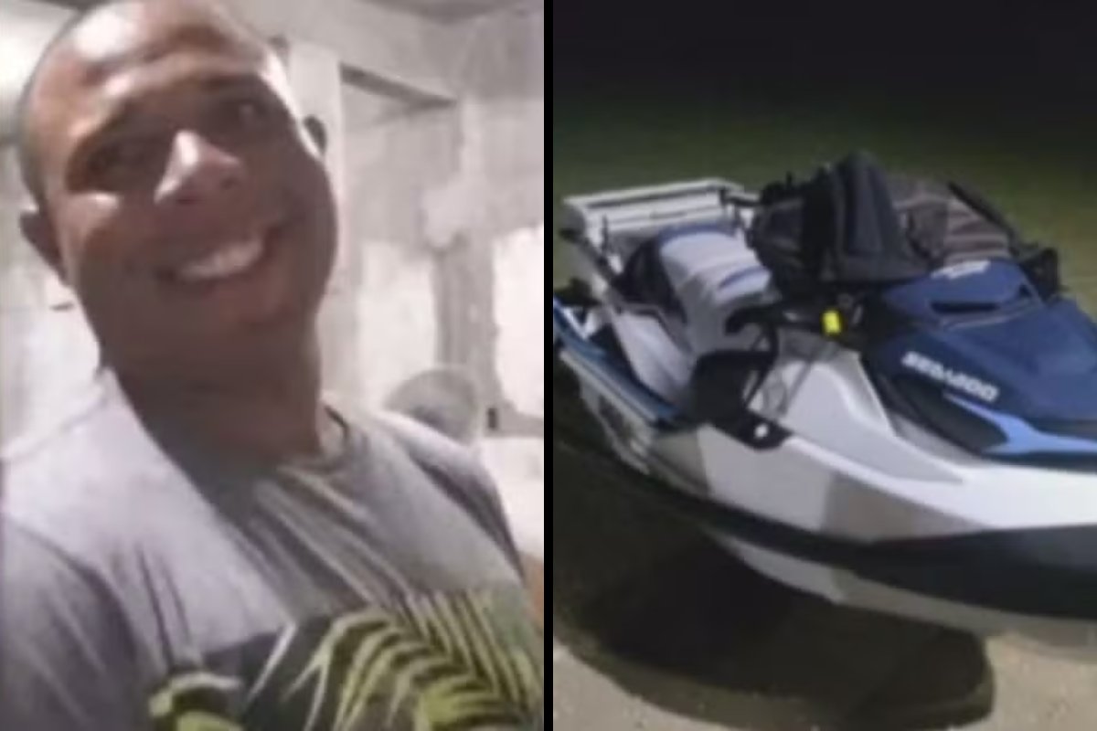 Empresário morre e mulher fica gravemente ferida após acidente envolvendo moto aquática e barco em Salvador